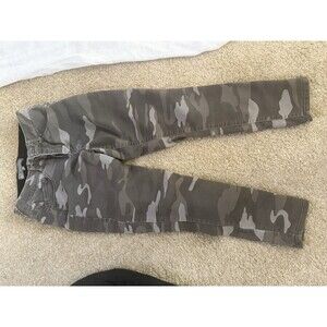 Wit & Wisdom Pants Womens 8 Camo Faux Zipper Pockets Skinny Leg Stretch